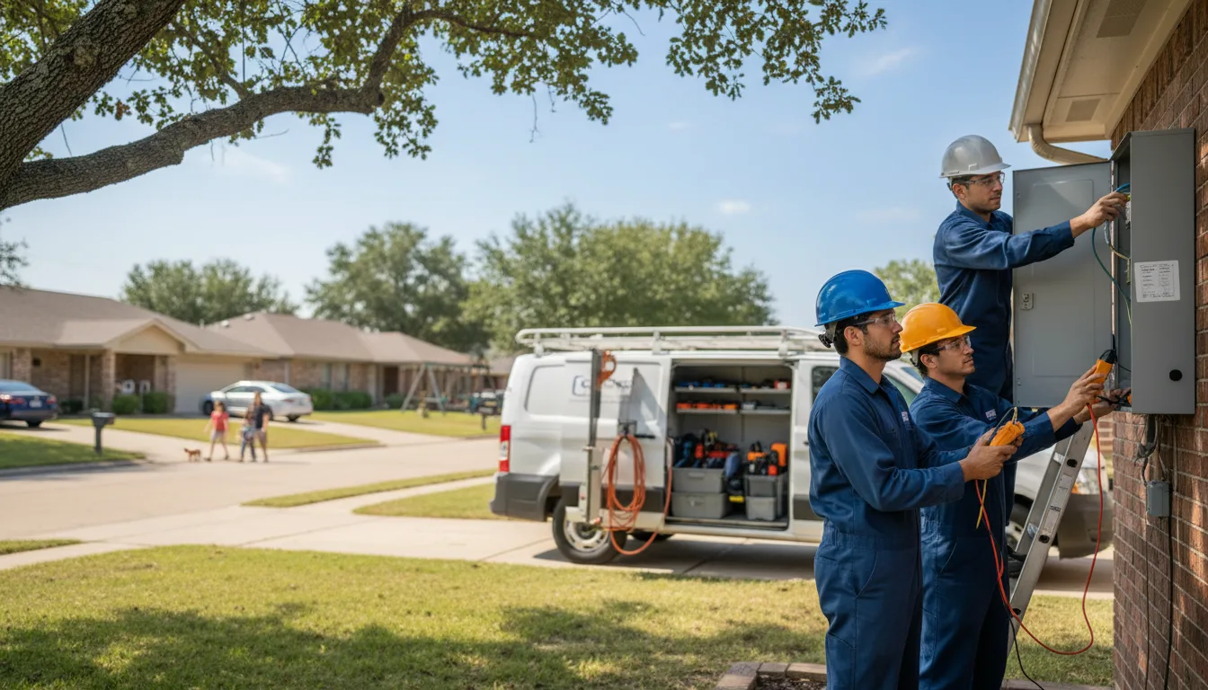 Certified electrician providing emergency electrical services in Hosford, FL